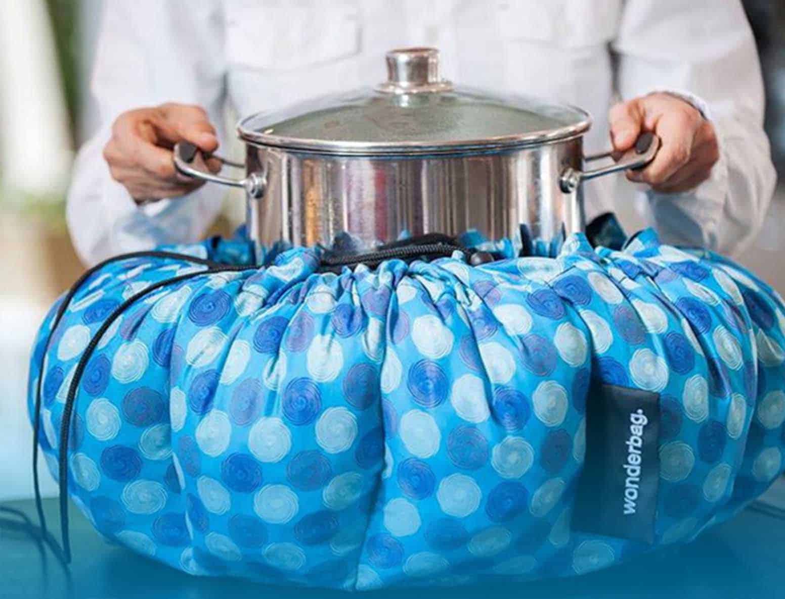 Wonderbag_Titel_Blau Wonderbag mit Topf stromlos Joghurt zubereiten