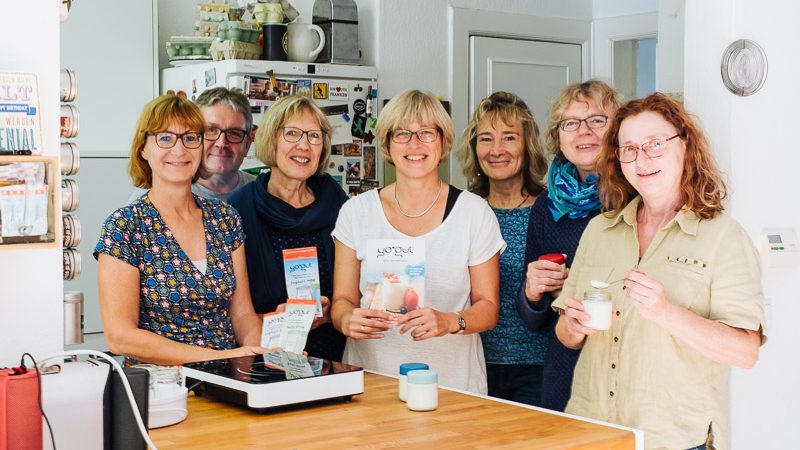 YOGUT Joghurt Workshop Teilnehmerinnen
