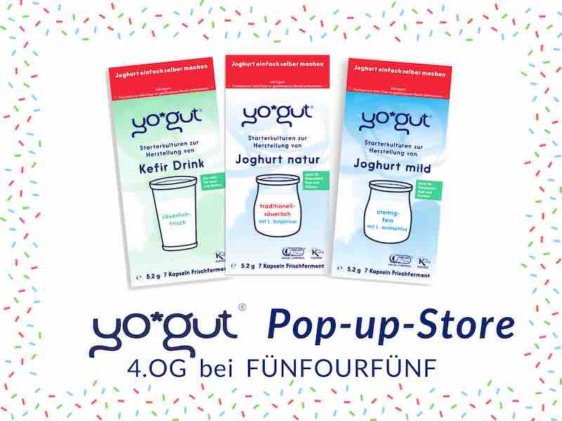 Pop up Store Werbung YOGUT Starterkulturen in Bremen